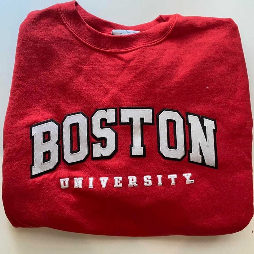 Boston University champion oversized sweatshirt